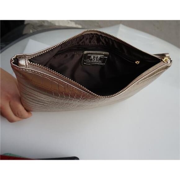 Women Clutches Crocodile Grain PU Leather Envelope Clutch Bag - Picture 4 of 7